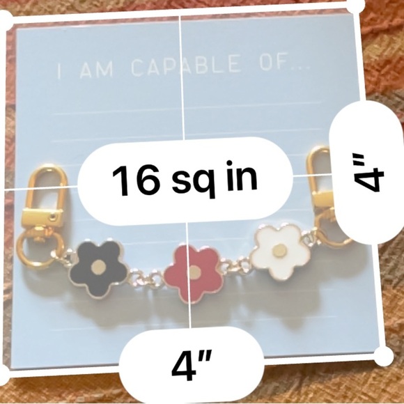 🆕 Bag Flower Bag Charm NIB - Picture 8 of 8